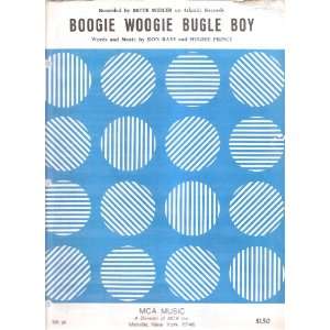  Sheet Music Boogie Woogie Bugle Boy Bette Middler 207 