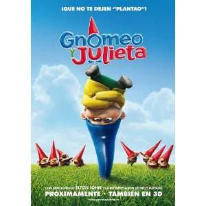  Gnomeo and Juliet Poster Movie Spanish (11 x 17 Inches 
