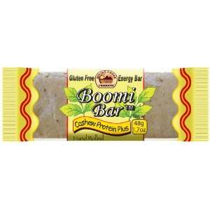 Boomi Bar Cashew Protein Plus, Gluten Free Energy Bar, 1.7 Ounce Bars 