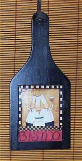 Fat Chef Wall Plaque Paddle Bistro Home Decor Sign Bist  
