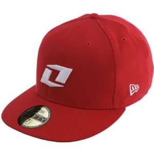 One Industries Icon NE 5950 Mens Fitted Sports Wear Hat   Red / Size 