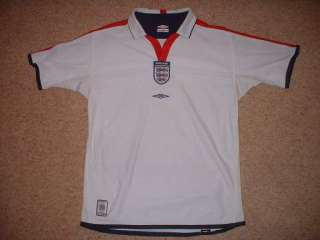 England Umbro Reversible Football Soccer Jersey Shirt & Shorts Kit Boy 