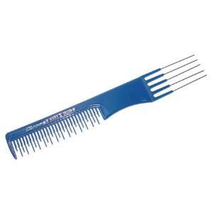   Comb With Stainless Steel Lift & Serrated Teeth For Teasing Beauty