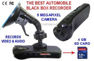 Highest quality black box dashboard camera system includes a FIVE 