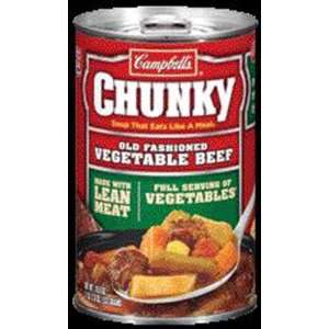 Campbells Chunky Old Fashioned Vegetable Beef Soup   12 Pack  