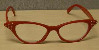 RED clear Cat Eye Glasses,only $ 6.95 NEW RHINESTONES  