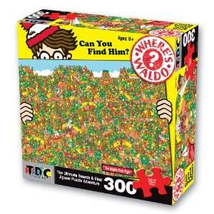    WhereS Waldo 300Pc Puzzle   Great Fruit Fight Toys & Games