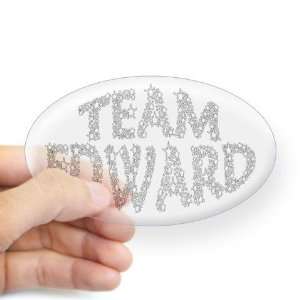  Team Edward Sticker Twilight Oval Sticker by  