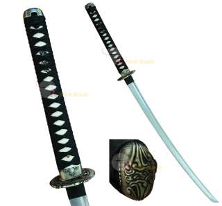 40 Fully Tang Handmade Carbon Steel Blade Dragon Samurai Katana Sword 