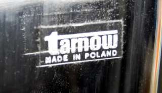 Tarnow Poland Lead Crystal Modern Angled Vase  