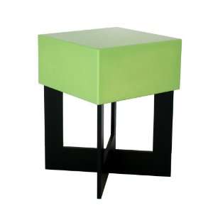  Nexxt by Linea Tavis Accent Table, Wasabi with Black Base 