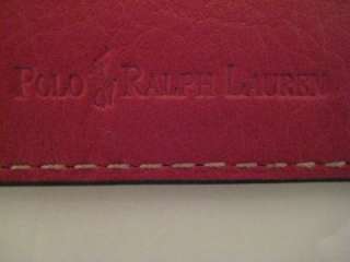 polo ralph lauren red card case new