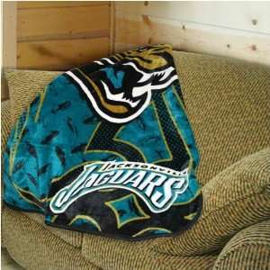  Jacksonville Jaguars Tattoo Plush Blanket Throw Sports 