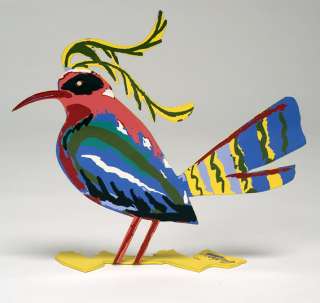 David Gerstein Art Beth Lehem Bird Metal Sculpture  