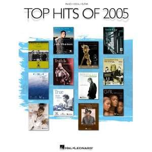 Top Hits of 2005   Piano/Vocal/Guitar Songbook Musical 