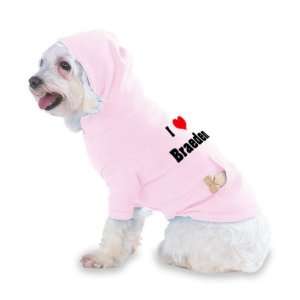  I Love/Heart Braeden Hooded (Hoody) T Shirt with pocket 