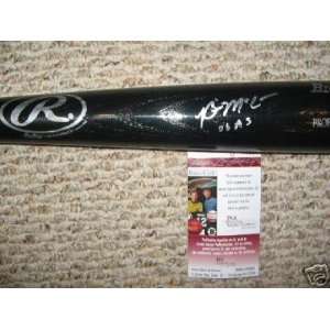 Brian McCann Signed Bat   06 As Jsa coa Big Stick   Autographed MLB 
