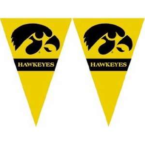  NCAA Iowa Hawkeyes 25 Foot Party Pennant Flags Everything 