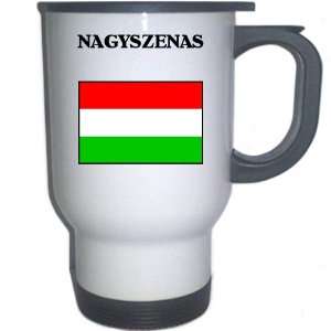  Hungary   NAGYSZENAS White Stainless Steel Mug 