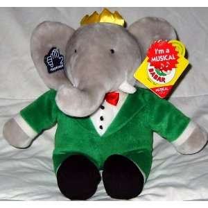  Babar Musical Wind Up Plush Toys & Games
