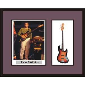  JACO PASTORIOUS Guitar Shadowbox Frame Jazz Musical Instruments