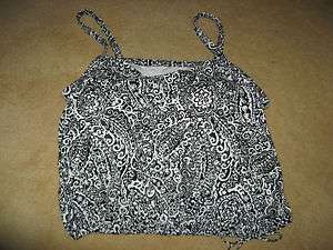 Blouson Swimsuit Top Black and White New in bag Hard to find sizes 