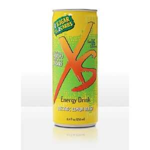 XS® Energy Drink   Electric Lemon Blast Twelve 8.4 oz cans  