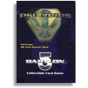   Babylon 5 Collectible Card Game Psi Corps 60 Card Starter Deck Toys
