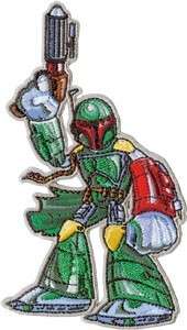 Embroidered Iron On Patch Star Wars / Clone Wars Boba Fett Toon 54