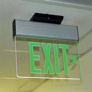  Best Lighting ELXTEU1RCA Surface Edge Lit LED Exit Sign 