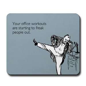  Office Workouts Office Mousepad by  Office 