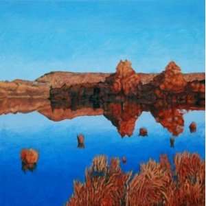  Fall Reflections, South Boundary Lake, Original Painting 