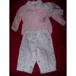   Spring Pink Bunny Outfit Girls 6 9 Months NWT Cute  
