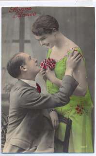 NAIF art Deco KITCH Love 1920s Photo postcard SET of 4  
