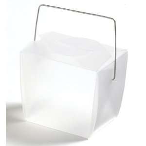  White Frosted PP Takeout Box (Set of 200)   Wedding Party 