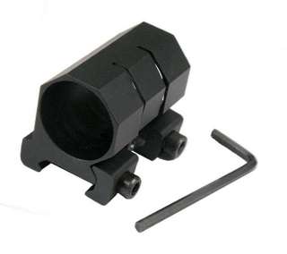 New 1 Tactical Flashlight & Laser Sight Weaver Mount  Black  