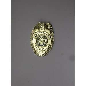 Bail Enforcement Agent Badge Gold Badge Only