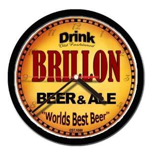  BRILLON beer and ale cerveza wall clock 