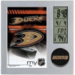  Anaheim Ducks Desk Clock and Picture Frame Sports 