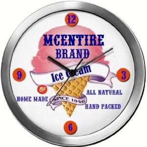  MCENTIRE 14 Inch Ice Cream Metal Clock Quartz Movement 