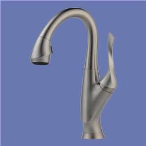 com Brizo Faucets 63952LF SS Single Handle Pull Down Bar Prep Faucet 