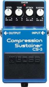 BOSS CS 3 Compression Sustainer CS3 Compressor Pedal Single Stomp Box 