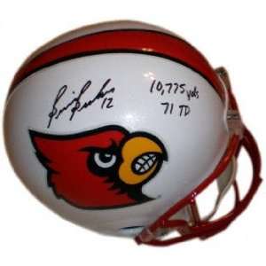 Brian Brohm Louisville Cardinals Autographed Full Size Replica Helmet 