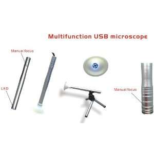 + 200X USB Digital 1.3 MP Portable Pen Mini Manual Focus Microscope 