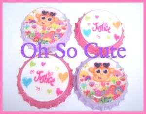 OhSoCute Justice Monkey Bottle Caps for Bows, Necklaces  