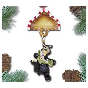   Bear with Fish Christmas Ornament   Brookie Bearskin