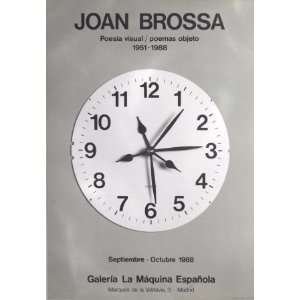   Galeria La Maquina Espanola 1988 by Joan Brossa, 20x28