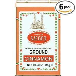Szeged Ground Cinnamon, 4 Ounce Tins Grocery & Gourmet Food