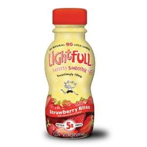 Lightfull Strawberry Bliss Satiety Smoothie 8.5 Ounce Case of 12 