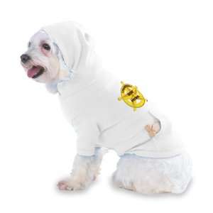 VOLUNTEER DUDE PATROL Hooded T Shirt for Dog or Cat X Small (XS) White